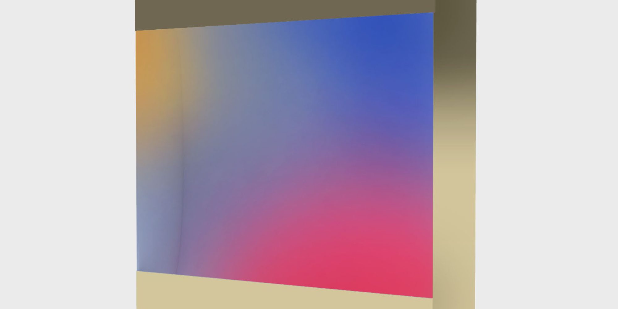 ORA BLU Quadro di Luce